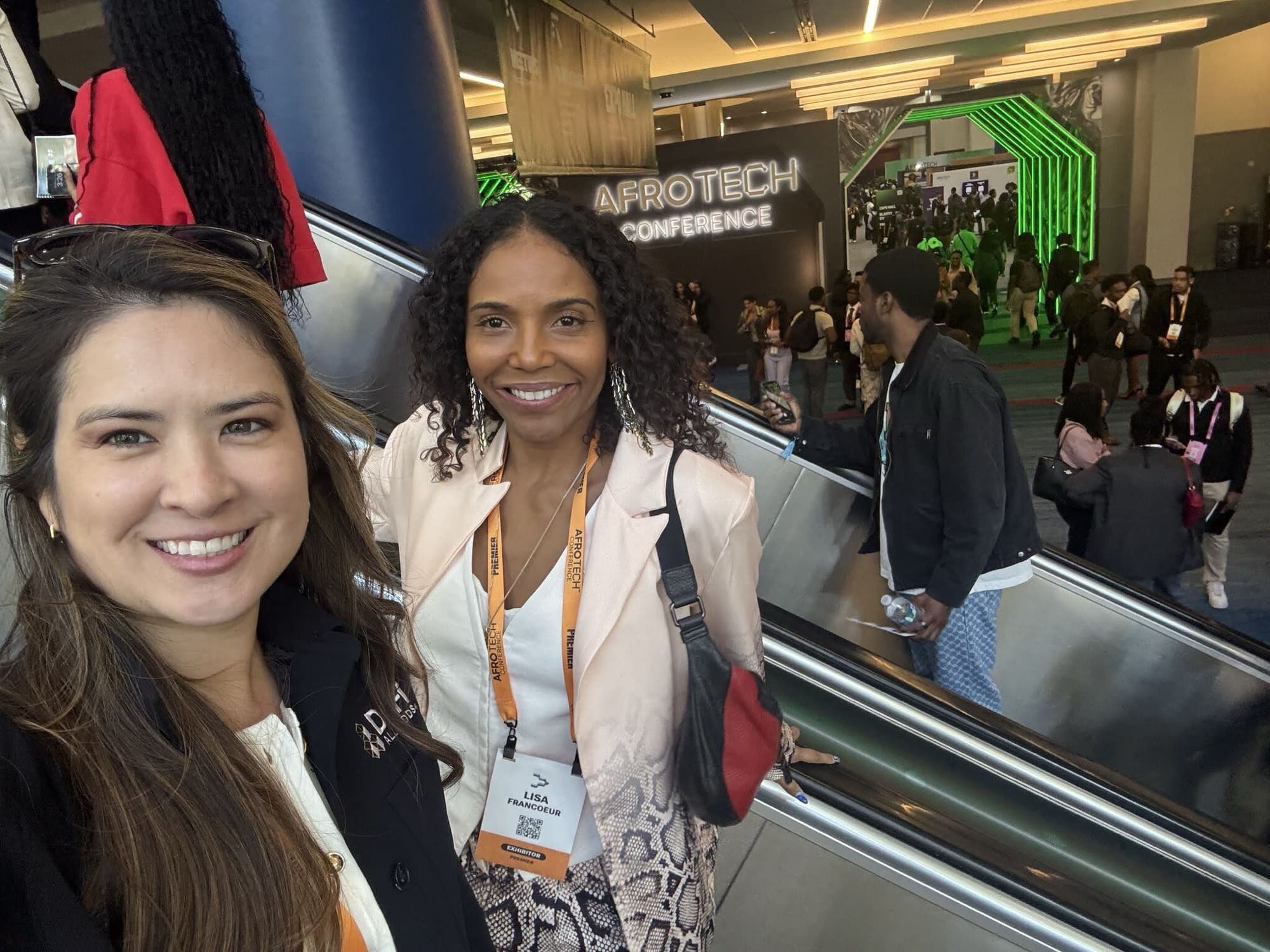 Lisa Francoeur at the AfroTech Conference